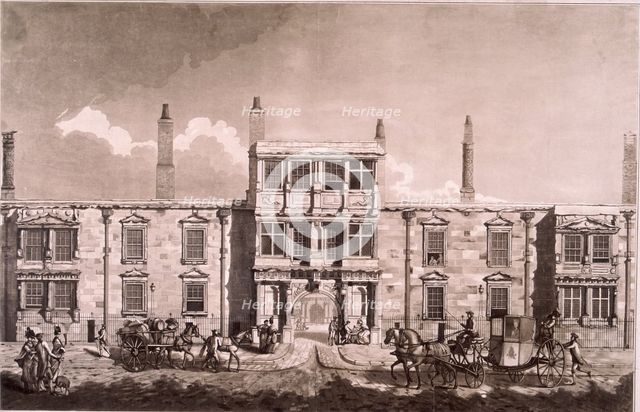 Somerset House, London, 1777. Artist: WG Moss