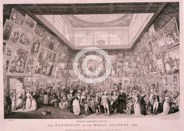 Somerset House, London, 1787. Artist: Pietro Antonio Martini