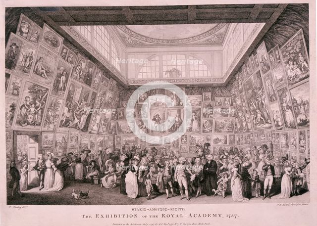 Somerset House, London, 1787. Artist: Pietro Antonio Martini