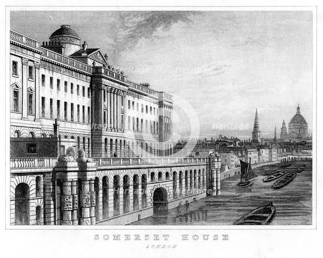 Somerset House, Westminster, London. Artist: Unknown