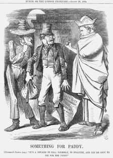 Something for Paddy 1864. Artist: John Tenniel
