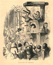 Something like Argument 1897. Creator: John Leech