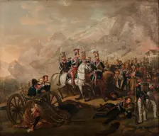 "Somosierra" by Horace Vernet, 1839. Creator: Emile Jean-Horace Vernet