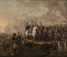 "Somosierra" by Horace Vernet, 1839. Creator: Emile Jean-Horace Vernet