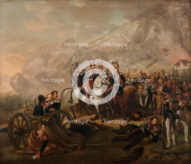 "Somosierra" by Horace Vernet, 1839. Creator: Emile Jean-Horace Vernet.