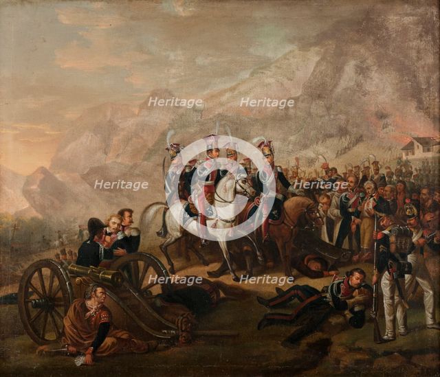 "Somosierra" by Horace Vernet, 1839. Creator: Emile Jean-Horace Vernet.