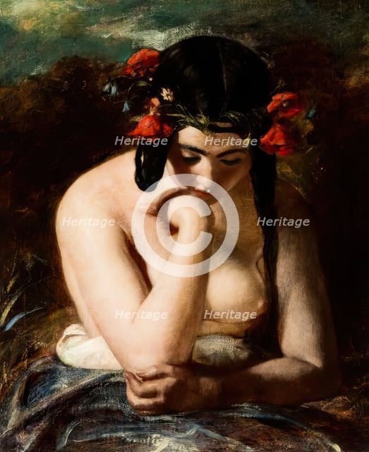 Somnolency, 1838. Creator: William Etty.