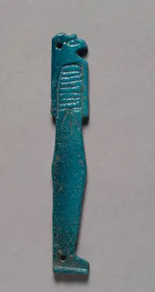 Son of Horus Amulet, 664-525 BC. Creator: Unknown