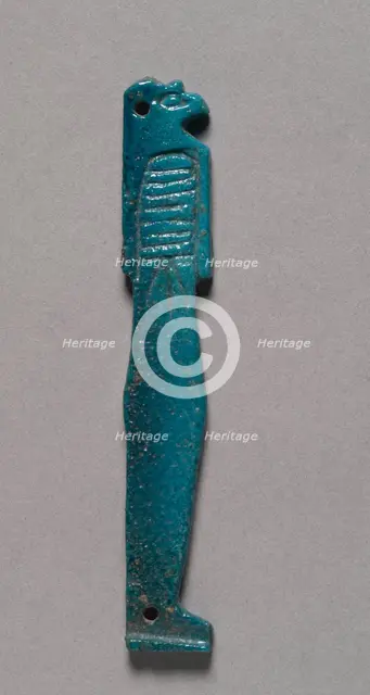 Son of Horus Amulet, 664-525 BC. Creator: Unknown.