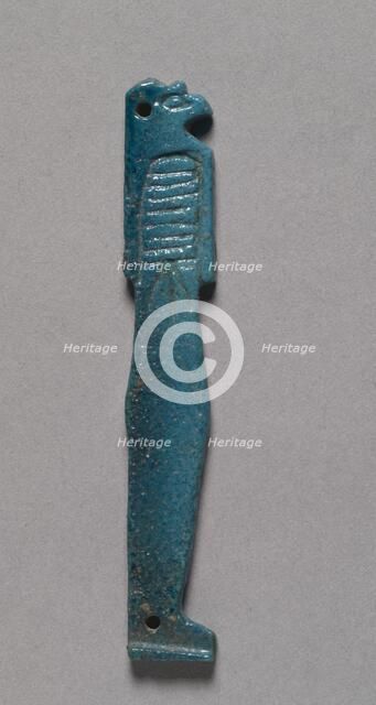 Son of Horus Amulet, 664-525 BC. Creator: Unknown.