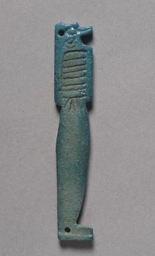 Son of Horus Amulet, 664-525 BC. Creator: Unknown