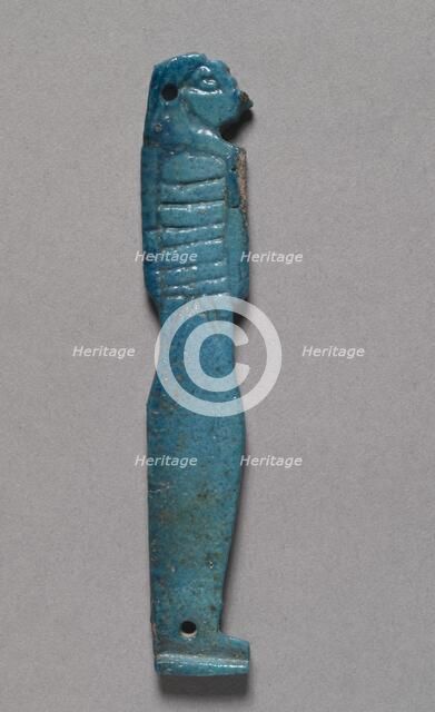 Son of Horus Amulet, 664-525 BC. Creator: Unknown.