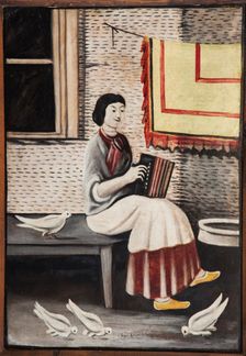 Sona Gorashvili Playing Accordion