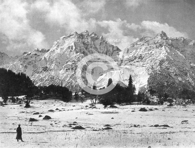 Sonamarg mountains, Kashmir, India, early 20th century.Artist: F Bremner