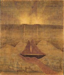 Sonata No. 5 (Sonata of the Sea). Andante, 1908. Creator: Ciurlionis, Mikalojus Konstantinas (1875-1911)