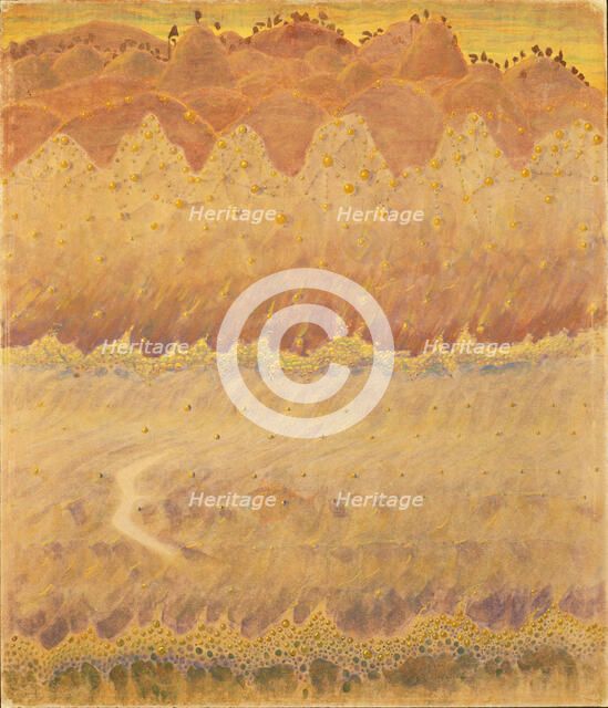 Sonata No. 5 (Sonata of the Sea). Allegro, 1908. Creator: Ciurlionis, Mikalojus Konstantinas (1875-1911).