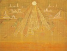 Sonata No. 7 (Sonata of the Pyramids). Scherzo, 1909. Creator: Ciurlionis, Mikalojus Konstantinas (1875-1911)