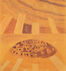 Sonata I (Sonata of the Sun). Andante, 1907. Creator: Ciurlionis, Mikalojus Konstantinas (1875-1911)