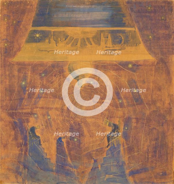 Sonata I (Sonata of the Sun). Finale, 1907. Creator: Ciurlionis, Mikalojus Konstantinas (1875-1911).