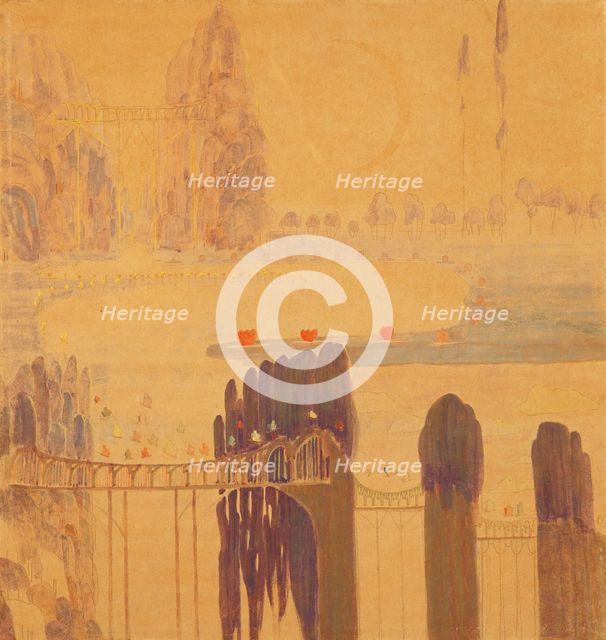 Sonata I (Sonata of the Sun). Scherzo, 1907. Creator: Ciurlionis, Mikalojus Konstantinas (1875-1911).