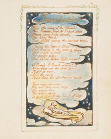Songs of Experience: Introduction: Hear the voice of the Bard, ca. 1825. Creator: William Blake