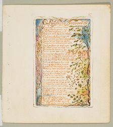 Songs of Innocence and of Experience: On Anothers Sorrow, ca. 1825. Creator: William Blake
