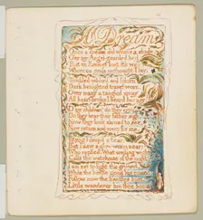 Songs of Innocence and of Experience: A Dream, ca. 1825. Creator: William Blake