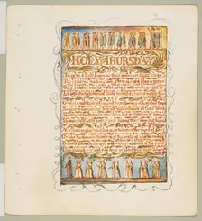 Songs of Innocence and of Experience: Holy Thursday, ca. 1815. Creator: William Blake
