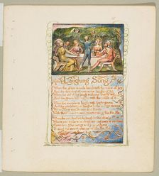 Songs of Innocence and of Experience: Laughing Song, ca. 1825. Creator: William Blake
