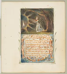 Songs of Innocence and of Experience: Little Boy Lost, ca. 1825. Creator: William Blake