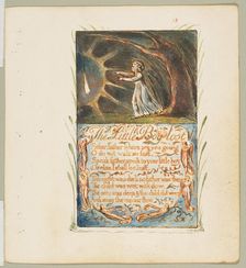 Songs of Innocence and of Experience: Little Boy Lost, ca. 1825. Creator: William Blake