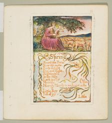 Songs of Innocence and of Experience: Spring, ca. 1825. Creator: William Blake