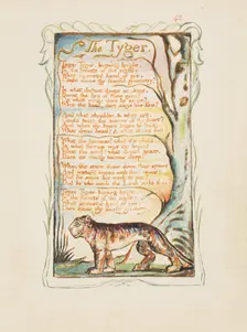 Songs of Innocence and of Experience: The Tyger, ca. 1825. Creator: William Blake