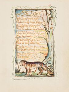 Songs of Innocence and of Experience: The Tyger, ca. 1825. Creator: William Blake