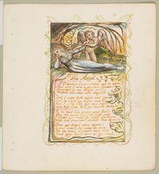 Songs of Innocence and of Experience: The Angel, ca. 1825. Creator: William Blake