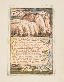 Songs of Innocence and of Experience: The Clod & the Pebble, ca. 1825. Creator: William Blake