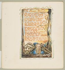 Songs of Innocence and of Experience: The Human Abstract, ca. 1825. Creator: William Blake