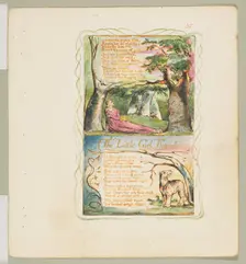 Songs of Innocence and of Experience: The Little Girl Lost/The Little Girl Found, ca. 1825. Creator: William Blake