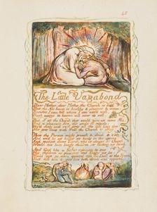 Songs of Innocence and of Experience: The Little Vagabond, ca. 1825. Creator: William Blake