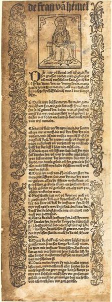 Song to the Madonna, c. 1500. Creator: Unknown