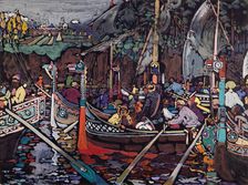 Song (Volga Song), 1906. Creator: Kandinsky, Wassily Vasilyevich (1866-1944)