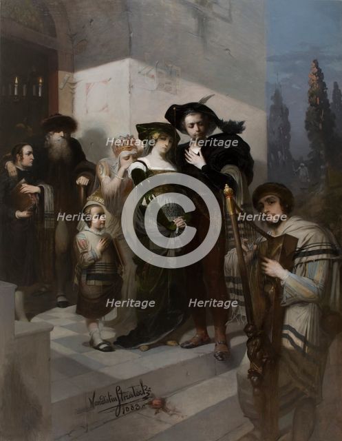 Song about the Destruction of Jerusalem, 1883. Creator: Wandalin Strzalecki.