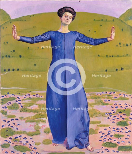 Song from afar, 1906. Artist: Hodler, Ferdinand (1853-1918)