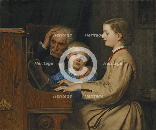 Song of the Homeland, 1874. Artist: Anker, Albert (1831-1910)