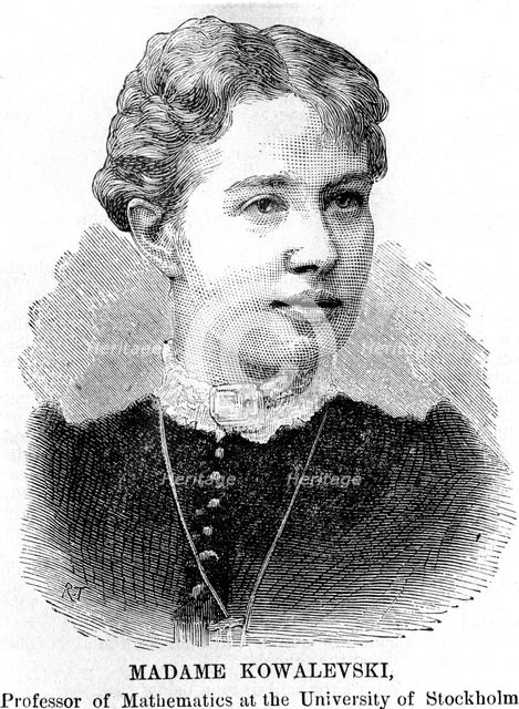 Sonia (Sophie) Kowalevski, Russian mathematician, 1888.  Creator: Unknown.
