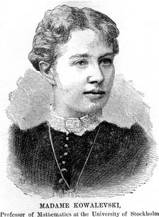 Sonia (Sophie) Kowalevski, Russian mathematician, 1888. Creator: Unknown