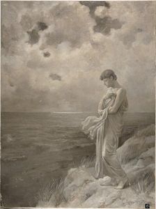 Sonnet: "When I have fears that I may cease to be", 1887. Creator: Will H. Low