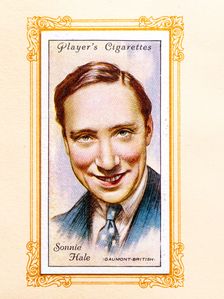 Sonnie Hale Collectables Picture of movie stars that came with the Players cigarette packet, 1934. Creator: Unknown