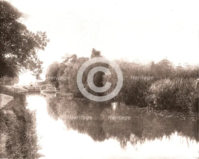 Sonning Lock, Reading, Berkshire, 1894. Creator: Unknown.