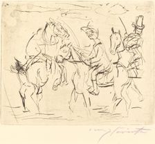 Sonntagsreiter (Sunday Riders), 1920. Creator: Lovis Corinth